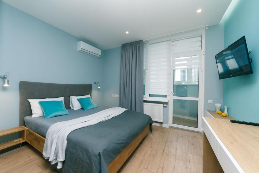 Happy Apartment, Warmth, Comfort, Turquoise Kyiv Exterior foto